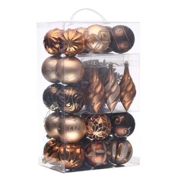 Imagem de Conjunto de decorações de árvore de Natal Valery Madelyn 40ct