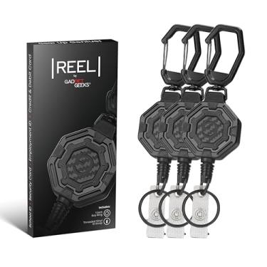 Imagem de O melhor porta-crachá retrátil para identidade e chaveiro – clipe grande, cabo de aço de 81 cm, durabilidade imbatível - perfeito para escritório, escola, hospital, construção, recreação, 227 g