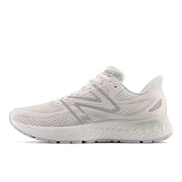 Imagem de New Balance Fresh Foam X 880 V13 Tênis de corrida masculino, Branco/granito/prata metálico, 45