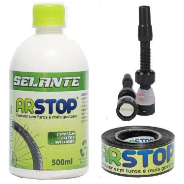 Imagem de 2X Kit Tubeless 29 Bike Líquido Selante 500Ml + Válvulas + F