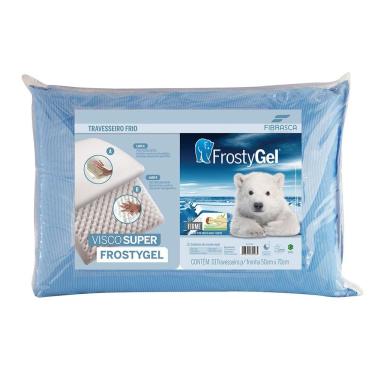 Imagem de Travesseiro Viscoelástico Nasa Super Frostygel (50x70) - Fibrasca
