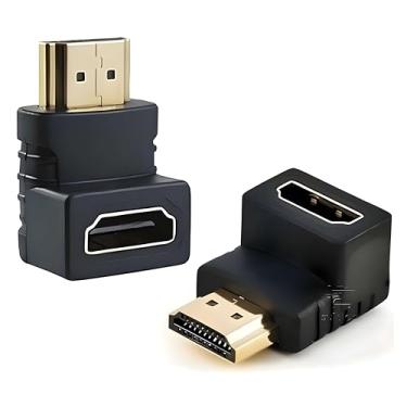 Imagem de Adaptador Hdmi 90 Graus Em L Macho X Fêmea Para Tv Parede, Monitores, Notebooks, Projetores e Home Theaters