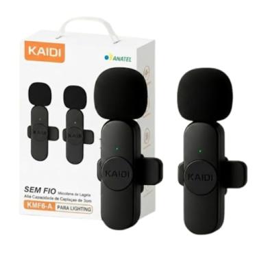 Imagem de Microfone Lapela Sem Fio Profissional – Áudio Cristalino com Redução de Ruído | Compatível com iPhone. Para Vídeos, TikTok, YouTube e Lives (Lightning, até Iphone 14)