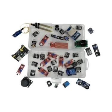 Imagem de Kit De Módulos De Sensores Arduino 45 Em 1 Starter Kit UNO R3 MEGA2560