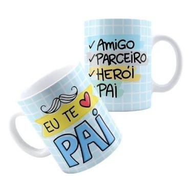 Imagem de Xícara Caneca Personalizada de Porcelana Cerâmica Dia dos Pais Amigo P