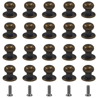 Imagem de STFRBTH 40 peças dobradiças de caixa pequena de 30 * 24 mm, mini dobradiça estilo vintage com parafusos, dobradiças decorativas de bronze para caixa de joias de madeira, estojo de artesanato, armário