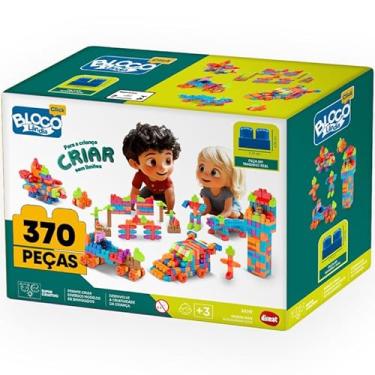 Imagem de Blocos De Montar Infantil 370 Peças Blocolândia Click