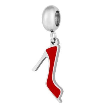 Imagem de Berloque de Aço Link Shoes Lover Coleção Steel Dreams. - Convex