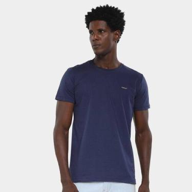 Imagem de Camiseta Colcci Casual Masculina, Azul escuro, M