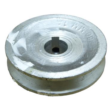 Imagem de Polia De Alumínio 3 1/8'' 80Mm 1A Com Furo 19Mm Chiaperini Cj10Bpv Cj15Bpv Msi10 Top10Mpv