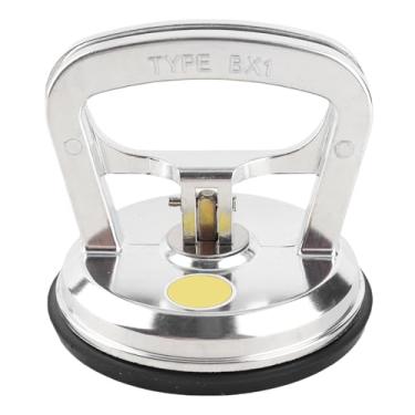 Imagem de Sucção de vidro forte, elevador de ventosa, 49,9 kg, extrator de vidro de liga de alumínio resistente para piso de vidro, azulejos de cerâmica, carcaças, capacidade de 50 kg, chassi de 12 cm