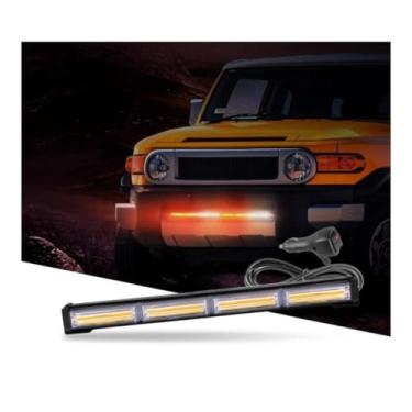 Imagem de Fita universal de 44 cm 50 W luz intermitente 12-24 V luz de advertência LED luz estroboscópica (branca)