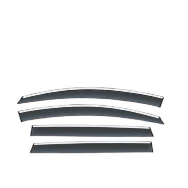 Imagem de GRJQRKHZ Defletor de janela lateral do carro para c&hevrolet Captiva 2010-2018 Weathershied viseira de porta vento sol proteção chuva janela lateral defletores de vento