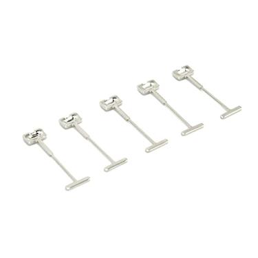 Imagem de AYNEFY 100 Pinos T de Aço Dos Pces, Agulhas de Substituição de Aço Inoxidável, Capacidade de Carga Durável e Alta para Projetos de Nivelamento de Telhas e Construção de Casas