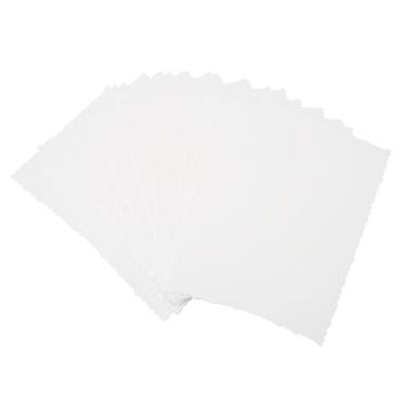 Imagem de 100 peças de papel cartolina premium grosso em branco DIY multiuso para cartões postais, convites, álbuns, cartões de felicitações, liso, durável, 100 folhas (15 x 10 cm / 5,9 x 3,9 polegadas, 250 gsm