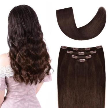 Imagem de Extensões de cabelo Clip in Winsky Remy Human Hair 68g 4