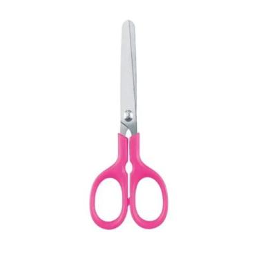 Imagem de Tesoura Escolar 13cm Club - Bazze, Rosa