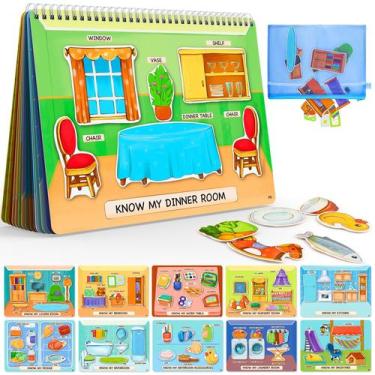 Imagem de Livros infantis Foayex Montessori, de 3 a 5 anos, brinquedos educativo