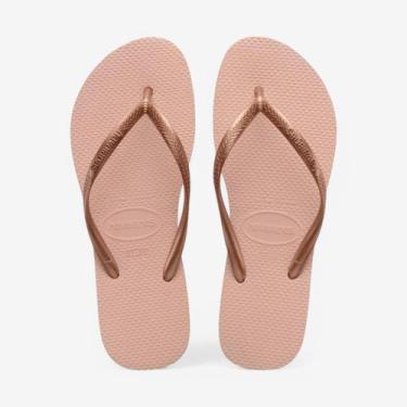 Imagem de Chinelo Havaianas Slim, Rosa ballet, 37/38
