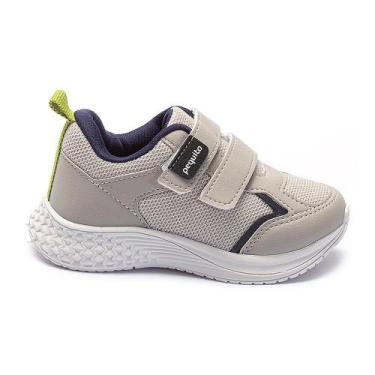 Imagem de Tênis Infantil Menino Casual Confortável Cinza Marinho Pequito, 34, Ci