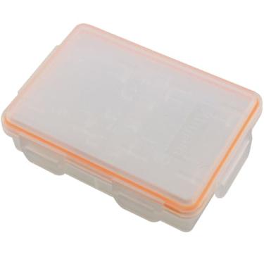 Imagem de DGZZI Capa de armazenamento de cartão de memória com compartimento duplo à prova de umidade para acessórios internos de fotografia LP-E10 LP E12 LP E17 EN EL20 BLN-1 BLC12 NP-W126