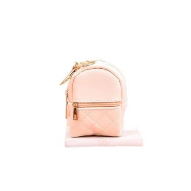 Imagem de Mini mochila bolsa de moedas, linda bolsa de cosméticos para mulheres, bolsa de maquiagem de couro PU, bolso para chave, bolsa de batom, porta-cartões, organizador de cabos de dados, bolsa com zíper