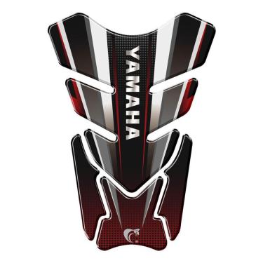 Imagem de Adesivo Resinado Protetor De Tanque Moto Qualquer Moto Yamaha Vermelho Vermelho