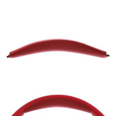 Imagem de Geekria Almofada de substituição de couro proteico para fones de ouvido JBL Tune 500/510/520/600/700/710/720/750 BT, 750 BTNC, 660/670/760/770NC (vermelho)