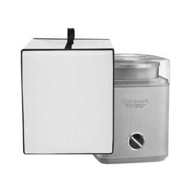 Imagem de Capa para máquina de sorvete para máquina de sorvete CUISINART, tecido de nylon impermeável resistente ao calor, capa para máquina de iogurte congelado compatível com a máquina de sorvete Cuisinart