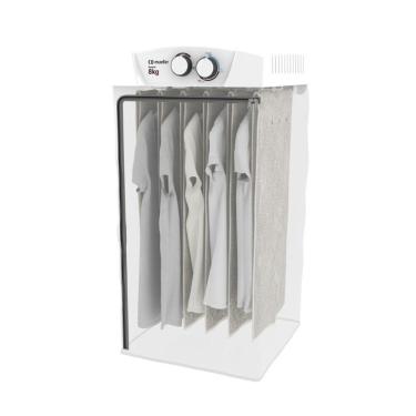 Imagem de Secadora De Roupas Solaris Branca 8kg Com Timer Ar Quente E Frio 220V