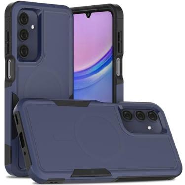 Imagem de Dionsibei Projetada para Samsung Galaxy A16 5G capa 2 em 1 de grau militar resistente à prova de choque capa protetora para celular Galaxy A16 5G (azul)
