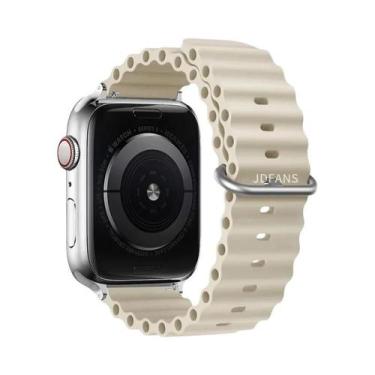 Imagem de Pulseira De Silicone Ocean Band Para Apple Watch Ultra Série 10 9 8 7 