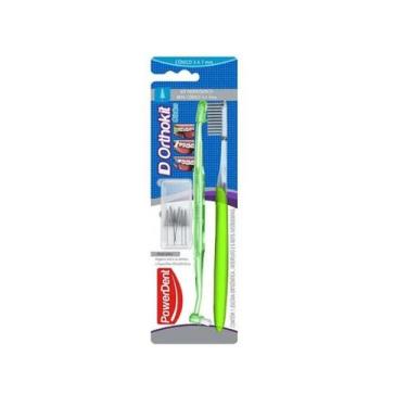 Imagem de Kit Aparelho Ortodôntico Escova + Unitufo + 6 Refil Interdental Powerd
