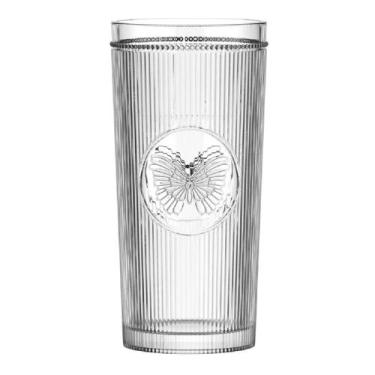 Imagem de Jogo De 6 Copos Altos Borboleta Em Cristal Ecológico 350Ml - L hermita