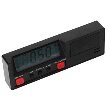 Imagem de Garosa Inclinômetro de Nível, Medidor de ângulo Digital Eletrônico Magnético Com ímã de Borracha para Medição de Nível de ângulo