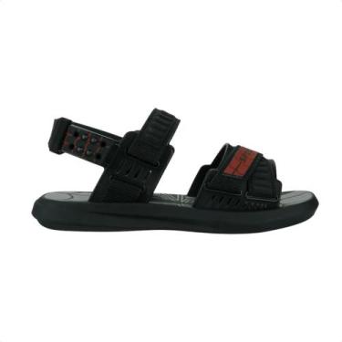 Imagem de Sandalia Infantil Papete Grendene Homem Aranha Preta, Preto, Preto, Ve