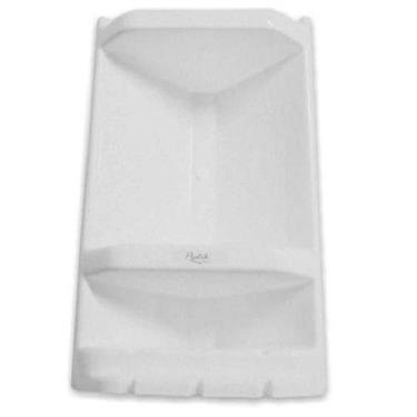 Imagem de Cantoneira Para Banheiro Branca 400x240x130mm - Plastipan