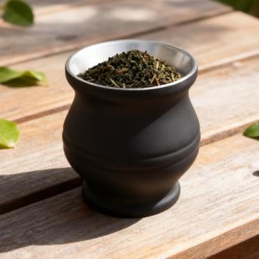 Imagem de Copo mate de parede dupla de aço inoxidável 304, cabaça de erva mate com isolamento térmico, xícara de chá, fácil de limpar CB03