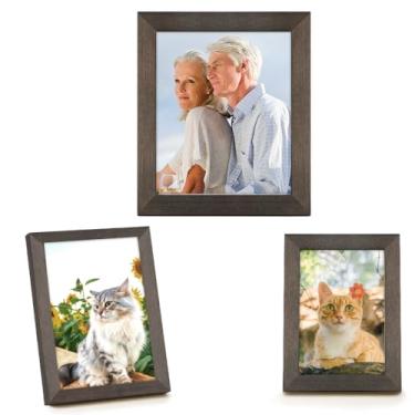 Imagem de Peças, Porta Retratos Tipo Madeira Clara Foto, Conjunto de 3 Porta Retratos, Conjunto de Molduras 28x23cm, 20,5x15cm(2pcs)