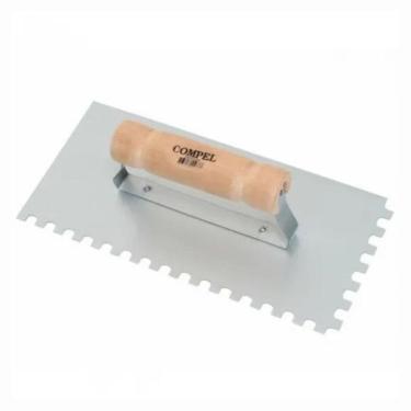 Imagem de Desempenadeira De Aço Dentada 25cm Compel  0.2401