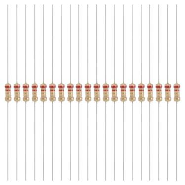Imagem de YOKIVE 200 peças 1/4W (0,25 Watts) 2,2 Ohm 5% Resistor de filme de carbono, resistor fixo único de filme de carbono | Ótimo para dispositivos eletrônicos DIY, placas de circuito, sensores