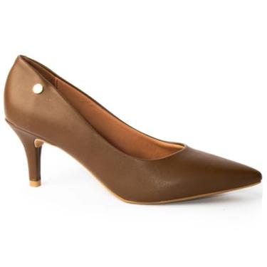 Imagem de Sapato Scarpin Vizzano Bico Fino Salto Médio Pelica