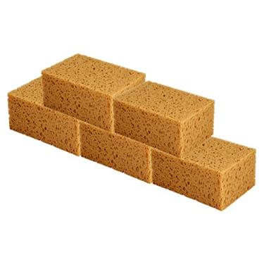 Imagem de Mingzhe Ferramenta de Limpeza de Esponja Antiderrapante Portátil de Formato Quadrado para Motocicleta Automotiva, Feita de Material de Esponja de Qualidade, Confortável de Segurar e (Vendo cinco)