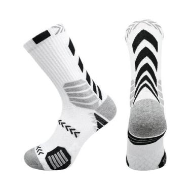 Imagem de Meias Esportivas Unissex De Algodão Respirável Para Ciclismo, Corrida,