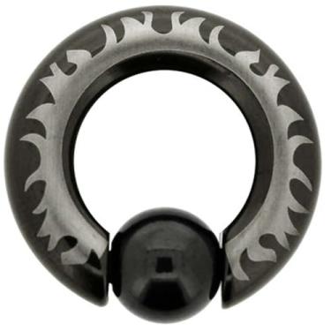 Imagem de MoDTanOiz - Flesh tunnels 8 g (3 mm) a 00 g (10 mm) Piercing de orelha cativo ringCBR para alargadores de orelha calibre expansor strecher Piercing