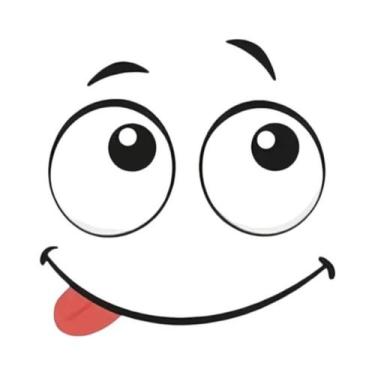 Imagem de Adesivos De Rosto De Desenho Animado À Prova d'Água Em Vinil Para Lixe