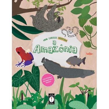 Imagem de Livro - Mini curiosos montam a Amazônia - Com 5 bichos de papel para m