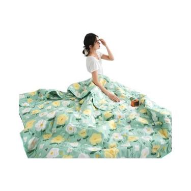 Imagem de Cobertor para sofá cobertor de inverno king size casa quente xadrez co