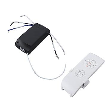 Imagem de Cosiki Kit de Controle Remoto Com Luz de Ventilador de Teto de Longa Distância Design Universal Função de Temporização para Uso Em Escritório