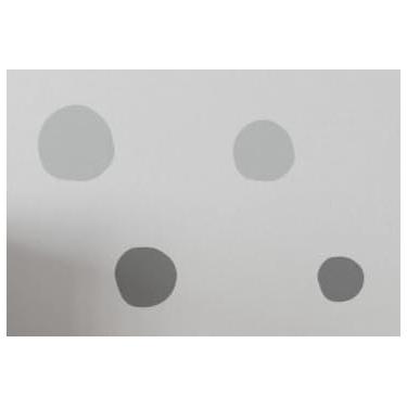 Imagem de Kit 200 Adesivos de Parede Infantil Bolinhas Coloridas Safari Decoração Quarto Bebê Menino Menina (CINZA)